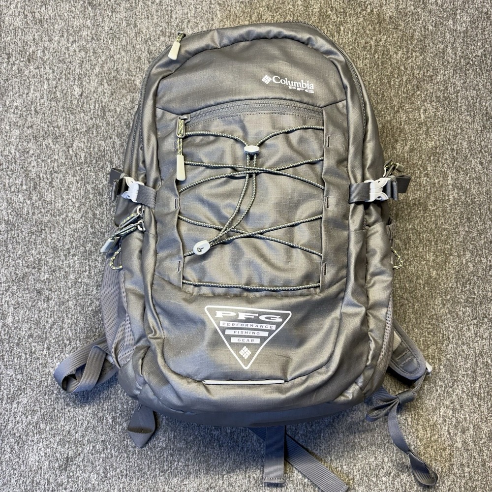 Columbia PFG Performance Fishing 34L Backpack Compression System Wild Cast Gear
